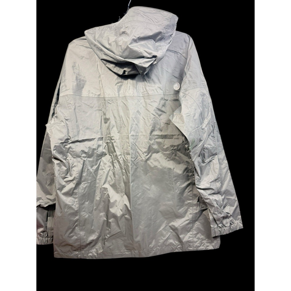 Men's Marmot Precip 50200 Hooded Rain Jacket Large (gargoyle) New With Tags - Picture 4 of 15